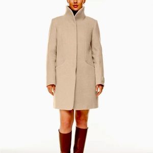 Aritzia Wilfred Wool Cocoon Coat, size small